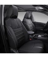 Car 5-Seat Covers Protector For Toyota RAV4 Hybrid 2019-2024 Leather PU Set - $3,642.73 MXN