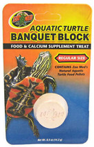 Zoo Med Aquatic Turtle Banquet Block: All-in-One Food &amp; Calcium Supplement - £2.33 GBP+