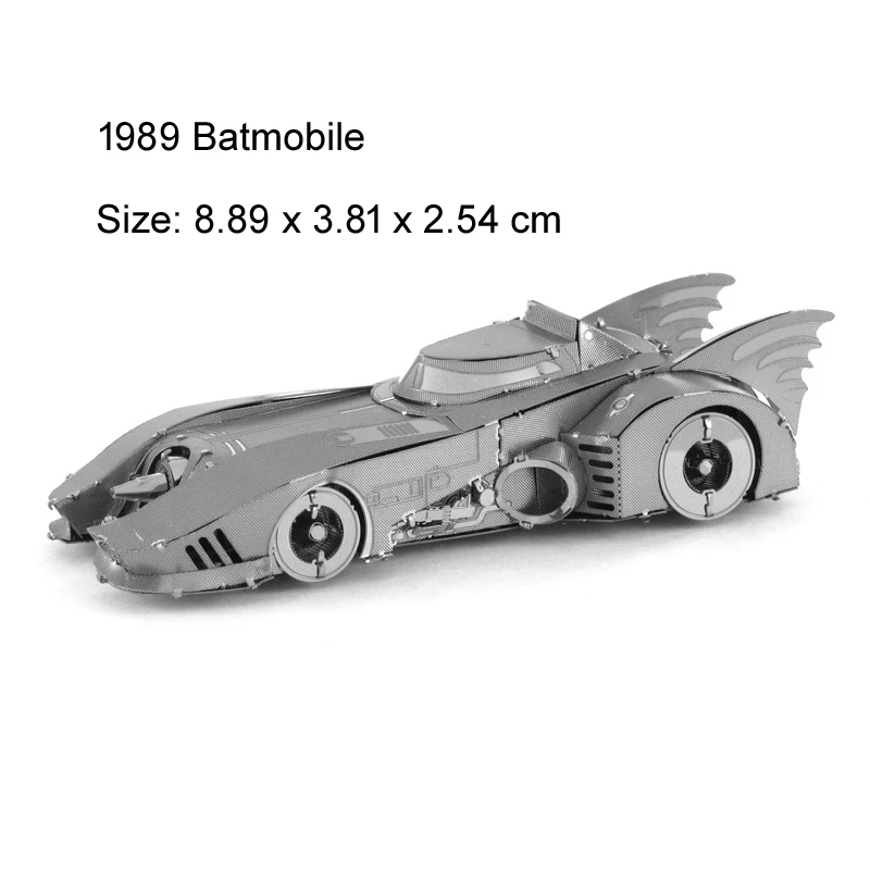 Play Batmobile 3D Metal Puzzle BAT-Signal Batwing TV Batmobile model KITS Aemble - £23.17 GBP