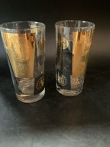 Panama Pacific Exposition 5 1/2&quot; Highball Gold Coin Drinking Glass 12oz ... - $29.69