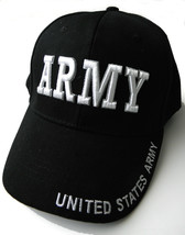 ARMY BASEBALL CAP US ARMY EMBROIDERED BASEBALL CAP HAT - $11.35
