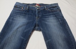 Lucky Brand Jeans Womens Size 12/31  2 Button Fly Lil Maggie Bootcut Flare - £15.84 GBP