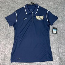 Northern Colorado Bears Nike Womens Polo Shirt Medium Navy White NCAA Basketball - $24.98