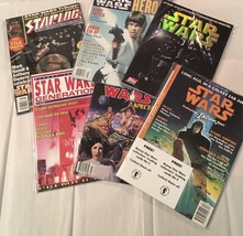 Star Wars Lot of 7 Magazines Official 20th, Starlog, MAD, Heroes, Indiana Jones - £29.77 GBP