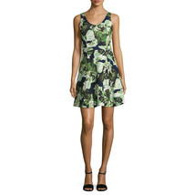 NWT Size 12 Cynthia Steffe Madison Sleeveless Floral-Print Fit &amp; Flare Dress - £31.42 GBP