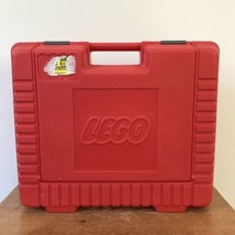 Lego Brand Red Plastic Hard Shell Toy Tool Box Storage Case 15&quot;x12&quot; w Ha... - £23.76 GBP