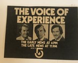 WCVB News 5 Vintage Tv Guide Print Ad TPA5 - $5.93