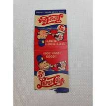 Pepsi Cola Good Good Good Plenty Plenty Plenty Matchbook Cover - £15.63 GBP