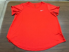 Nike Women&#39;s Dri-Fit Red Training Shirt - 2X - FD0744-657 - £12.02 GBP