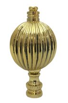 Royal Designs, Inc. Balloon Shaped Finial for Lamp Shade, Antique Brass - Pack o - £20.70 GBP+