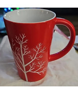 David’s Tea Red And White Tree Mug - $13.83