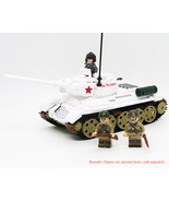 T-34 Tank WW2 USSR SovietRed Armyarmoured forces building brick set Snow... - $41.14 CAD