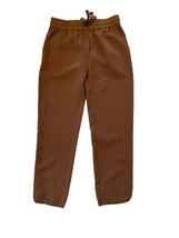 Aritzia WILFRED Womens Pull On Pants Elastic Waist Brown Tapered Leg Sz 4 - $30.71