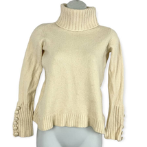 Banana Republic Turtleneck Sweater SMALL 100% Extra Fine Merino Wool - $41.39