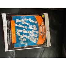 Vintage Sun Hill Halloween 18 Hanging Ghosts Original New 1997 - £8.57 GBP