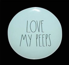 Rae Dunn Pastel Blue Easter &quot;LOVE MY PEES&quot; Large 11-1/4&quot; Plate / Platter... - £17.53 GBP