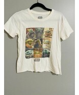 Star Wars Fifth Sun Baby Yoda Beige Short Sleeve  Graphic T-shirt Size S... - $30.18 CAD