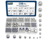 348-Piece Nylon Insert Lock Nuts Kit: SAE &amp; Metric - $32.08