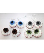 Crochet Eyeball Hand Made Eye Balls Ornament Key Chain Fun Gag Gift - Ch... - $10.00