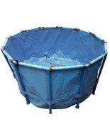 Koi Fish Show Tank Vat w/Black Net Cover, 6.5 FT Round x 3 FT Deep (200c... - $415.75