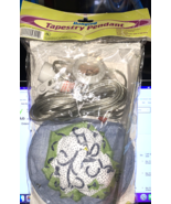 Hanging Lamp Kit Blue/Green Hanging Tapestry Pendant - $148.25 MXN