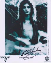 Signed 1980 Promo Warner Brothers EDDIE Van HALEN Photo with COA - Autographed - £136.88 GBP