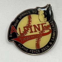 Alpine Timberwolves Blue Springs Missouri Baseball League Enamel Lapel H... - £4.67 GBP
