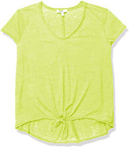 William Rast Juniors Astrid Tie Front T Shirt Color:Primrose Size:X-Small - £30.65 GBP