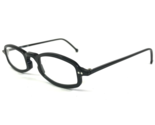Vintage La Eyeworks Brille Rahmen BLOOM 101 Schwarz Rechteckig 43-25-135 - $74.68