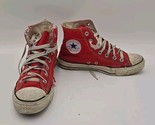 BEAT Converse Chuck Taylor All Star Red High Tops Sneakers Men&#39;s 6 Women... - £15.20 GBP