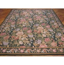 8x10 Authentic Handmade Flat Aubusson Weave Rug PIX-6591 - £1,145.62 GBP