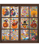 350Pc Thanksgiving Window Clings - Autumn Leaves & Fall Themed Decor for... - €10,07 EUR 350Pc Thanksgiving Window Clings - Autumn Leaves & Fall Themed Decor for... - €10,07 EUR