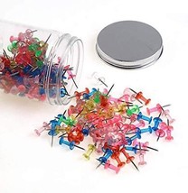 200Pcs Multi-Color Push Pins Large Thumb Tacks Steel Point Standard Plastic Head - £4.91 GBP