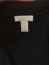 H&amp;M Black Blazer 4 Small Long Sleeve 1 Button Jacket - £20.25 GBP
