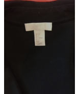 H&amp;M Black Blazer 4 Small Long Sleeve 1 Button Jacket - £20.50 GBP