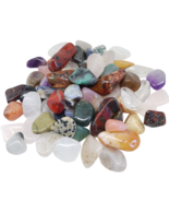 Crystal Quartz Mixed Tumble Stones Premium Mix 15 - 30mm Gemstones - $6.22 - $29.76