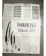 Vintage Daredevle Fishing Lure Price Sheet Paper Booklet List Data Schedule - $325.66 MXN