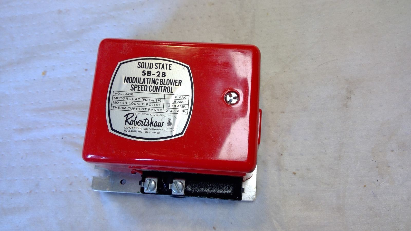 ROBERTSHAW SOLID STATE SB-2B MODULATING BLOWER SPEED CONTROL  - $18.59
