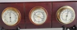 Vintage Sunbeam 3 Gauge Nautical Themed Weather Station  - £20.35 GBP