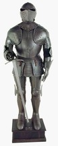 Medievale Nero Knight Suit Di Armatura Completo Misura Anticato Finitura Corpo - £820.76 GBP