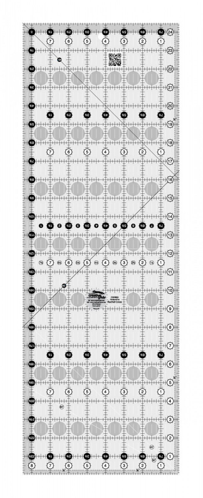 Creative Grids Quilt Ruler 16-1/2in Square - CGR16