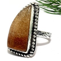 Solid 925 Sterling Silver Bloodstone Natural Gemstone Handmade Ring Jewelry - £5.36 GBP