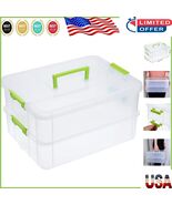 Lightweight Stackable Storage Bin with Handle - Perfect for Office Supplies - $69.92 CAD