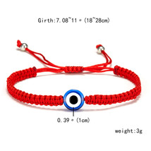 Turkish Handmade Braided Red Rope Bracelet For Women Men Friendship Jewelry Char - £8.64 GBP