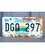 Tennessee License Plate TN Stewart Single 2004 Number DGQ 297 - £7.78 GBP