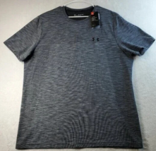 Under armour T Shirt Mens Size 2XL Gray Polyester Short Sleeve Crew Neck... - $29.98