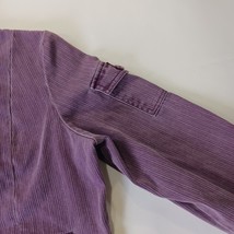 St. John’s Bay RN#93677 Women’s M Faded Purple Full Button Denim Jacket Pockets image 15