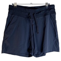 Tuff Athletics Black Elastic Drawstring Waist Hybrid Shorts w/ Pockets Size S Ac - £12.57 GBP