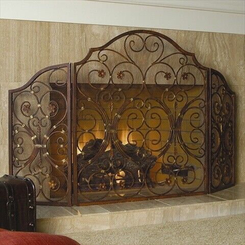 Primary image for SPI Home 55321 Provincial Fireplace Screen Tr