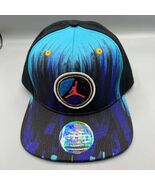 Air Jordan Hat Men Aqua 8 Black Blue Embroidered Jumpman Snap Back Cap - $306.76 CAD